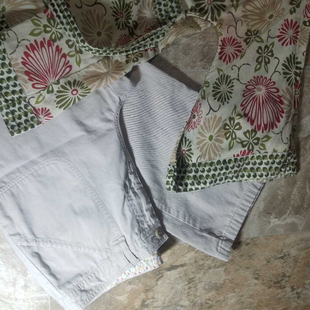 Retro khaki highrise pants, sz 12, 046